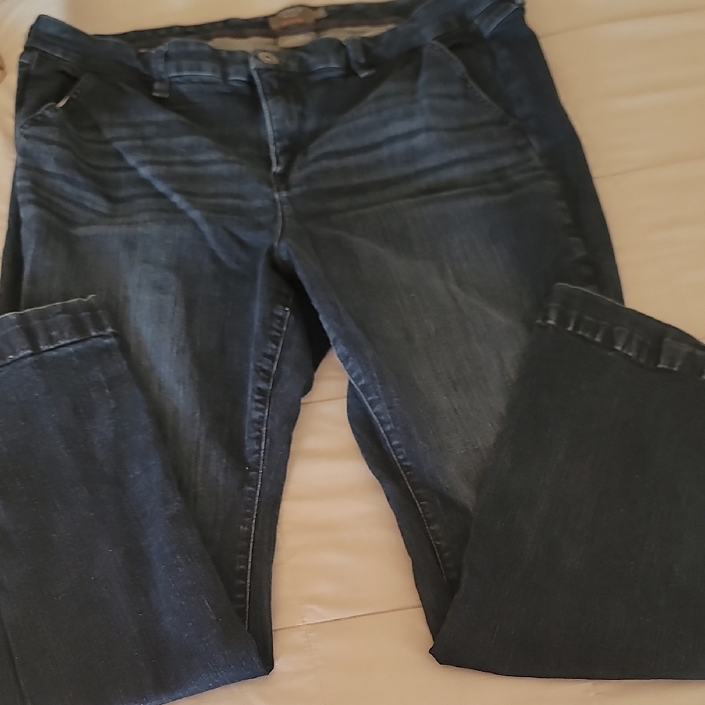 Torrid Blue Straight Leg Jeans Classic Style